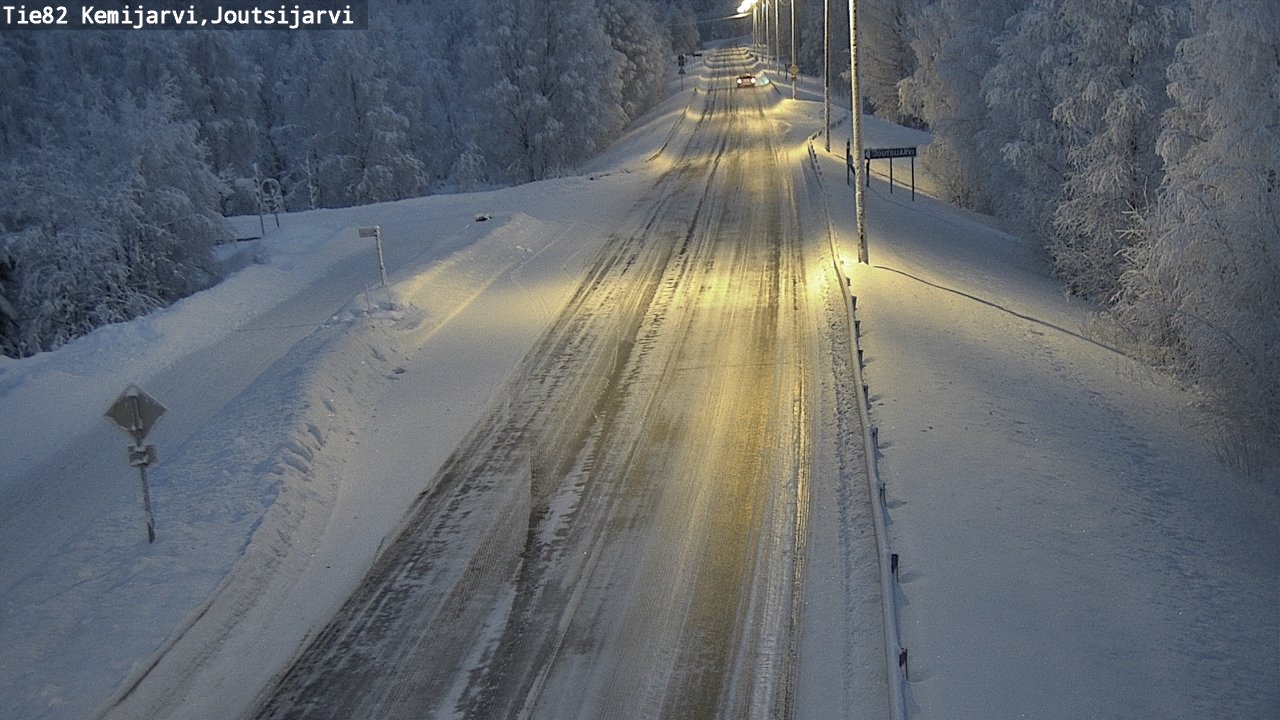 Kelikamerat Kuva Tie 82 Kemijärvi, Joutsijärvi, Kemijärvi, Lappi