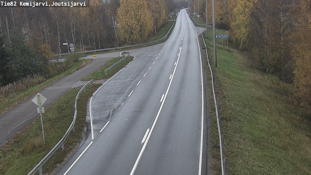 Kelikamerat Kuva Tie 82 Kemijärvi, Joutsijärvi, Kemijärvi, Lappi