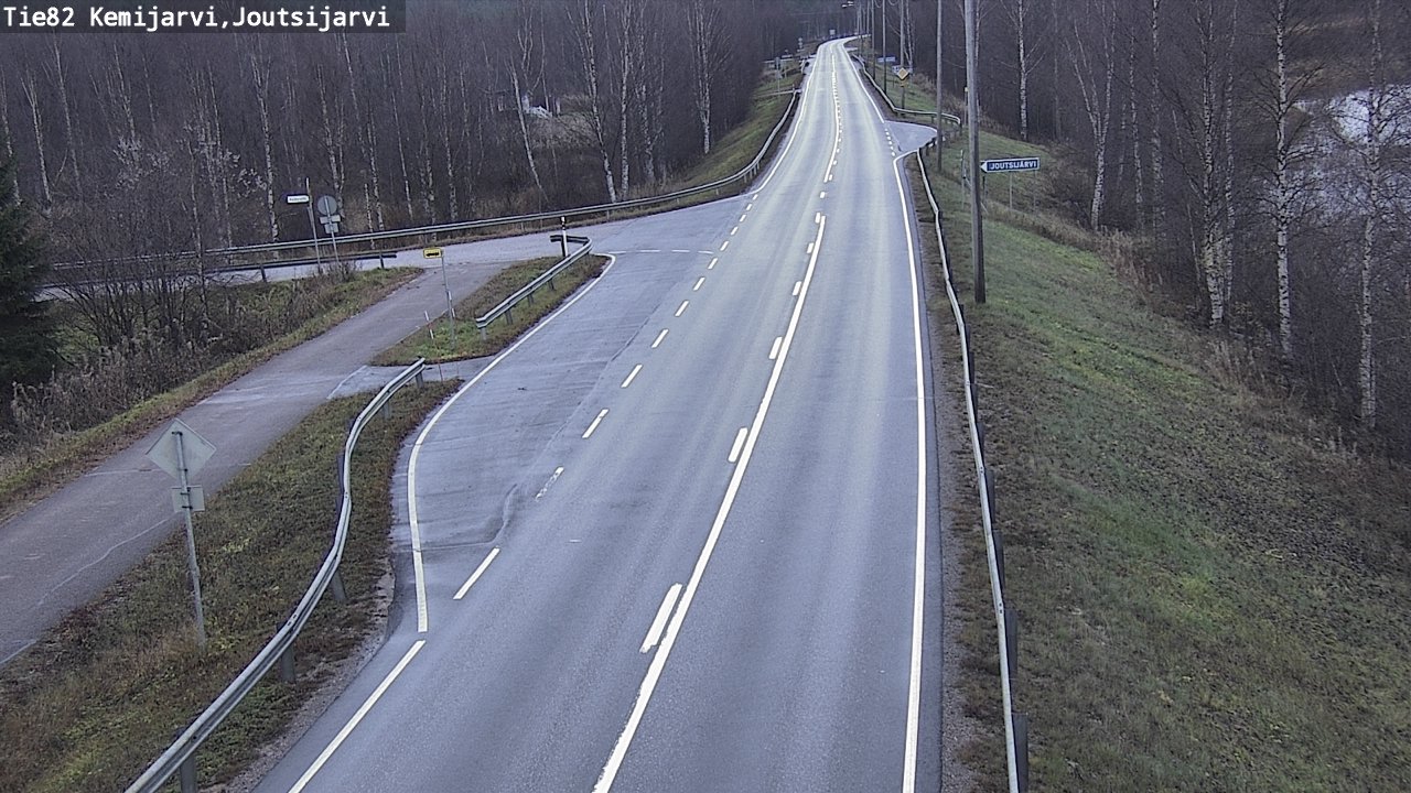 Kelikamerat Kuva Tie 82 Kemijärvi, Joutsijärvi, Kemijärvi, Lappi