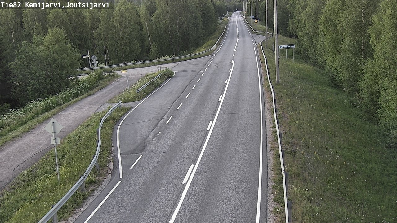 Kelikamerat Kuva Tie 82 Kemijärvi, Joutsijärvi, Kemijärvi, Lappi