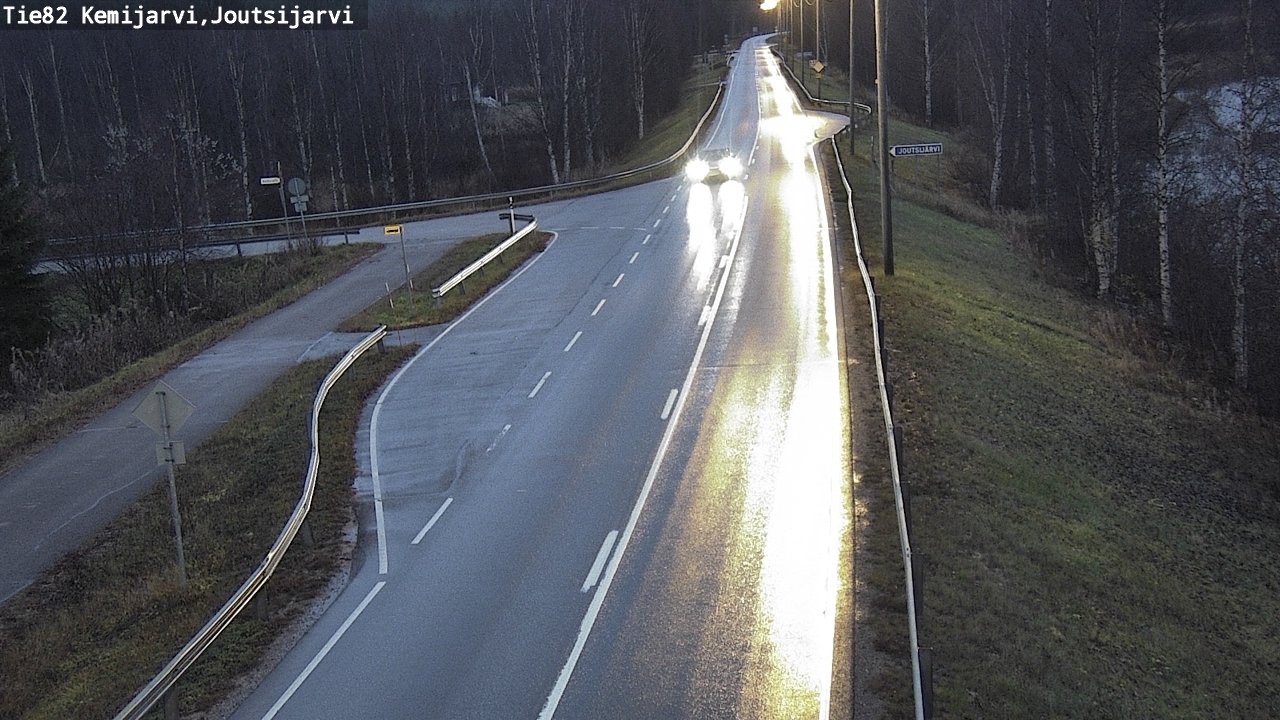 Kelikamerat Kuva Tie 82 Kemijärvi, Joutsijärvi, Kemijärvi, Lappi