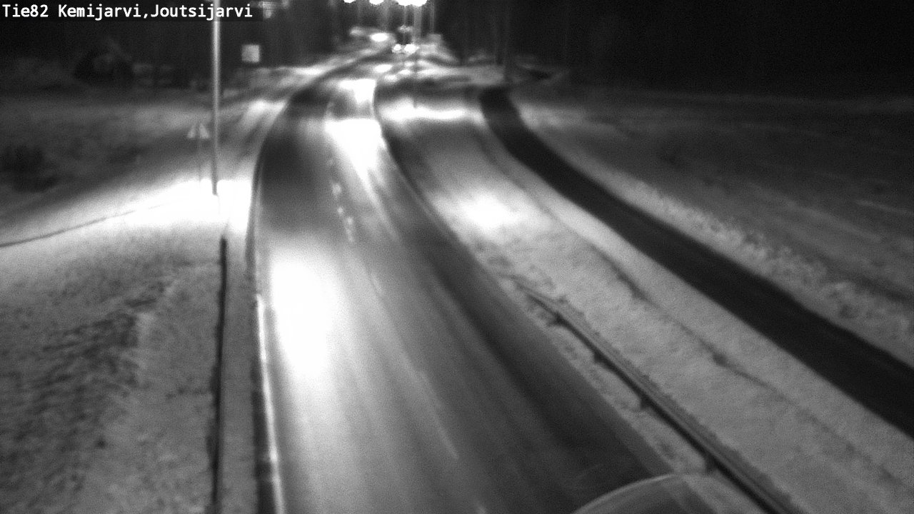 Weather Camera Image Väg 82 Kemijärvi, Joutsijärvi, Kemijärvi, Lappi