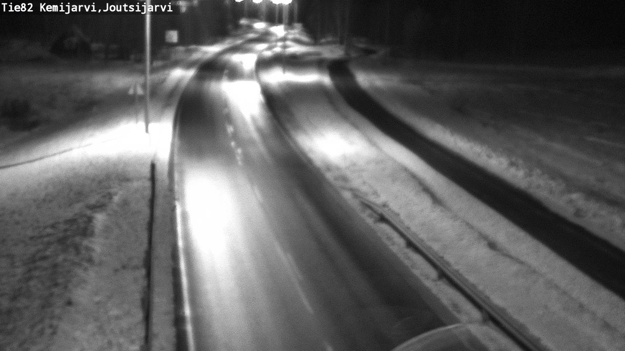 Weather Camera Image Väg 82 Kemijärvi, Joutsijärvi, Kemijärvi, Lappi