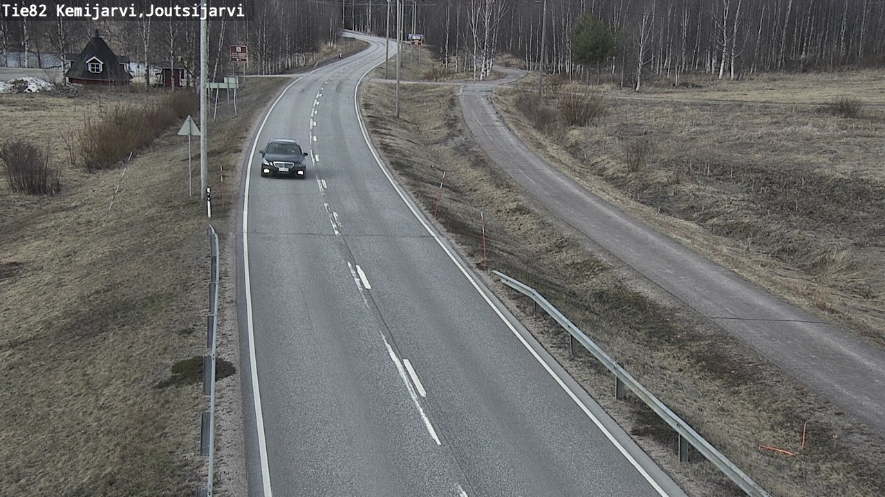 Weather Camera Image Väg 82 Kemijärvi, Joutsijärvi, Kemijärvi, Lappi