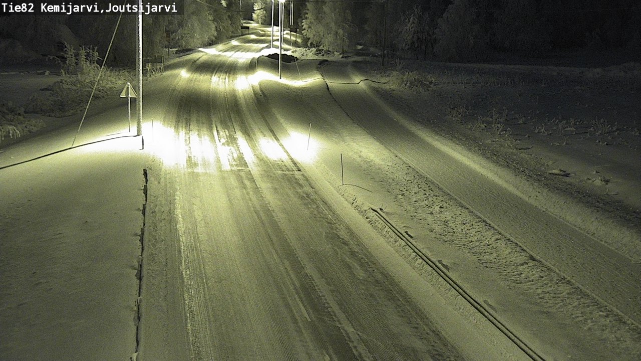 Kelikamerat Kuva Tie 82 Kemijärvi, Joutsijärvi, Kemijärvi, Lappi