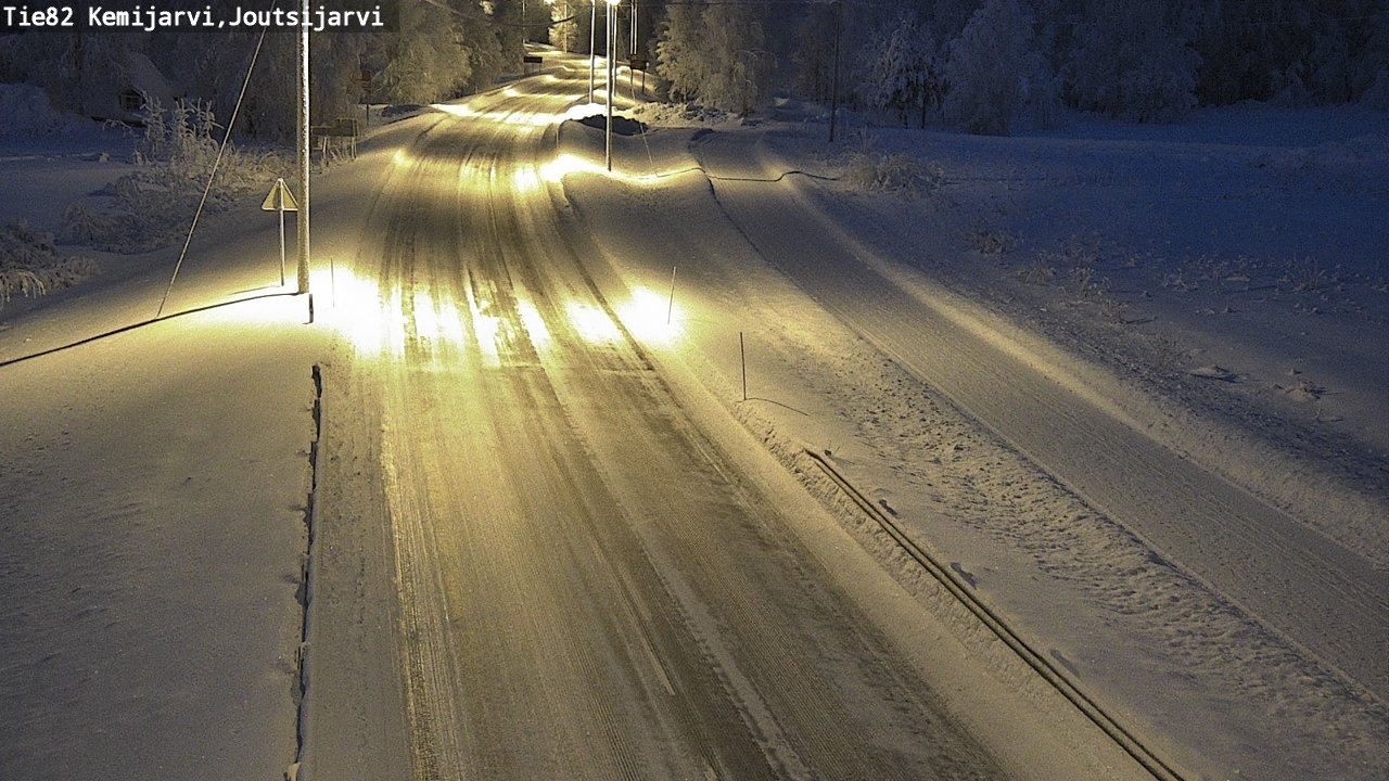 Kelikamerat Kuva Tie 82 Kemijärvi, Joutsijärvi, Kemijärvi, Lappi