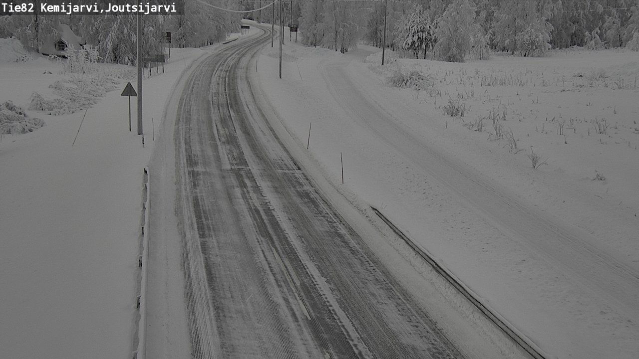 Kelikamerat Kuva Tie 82 Kemijärvi, Joutsijärvi, Kemijärvi, Lappi