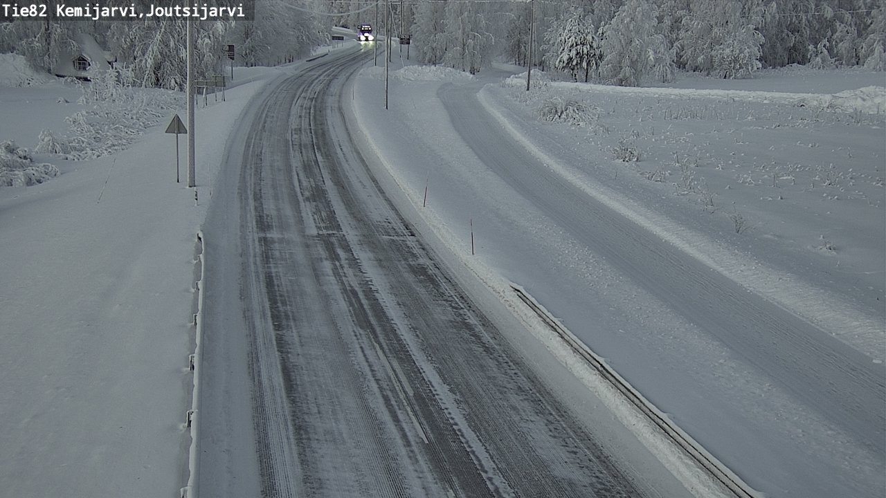 Kelikamerat Kuva Tie 82 Kemijärvi, Joutsijärvi, Kemijärvi, Lappi