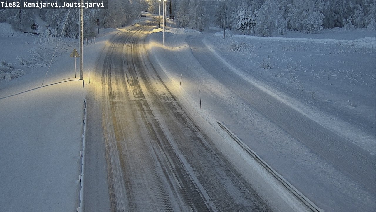 Kelikamerat Kuva Tie 82 Kemijärvi, Joutsijärvi, Kemijärvi, Lappi