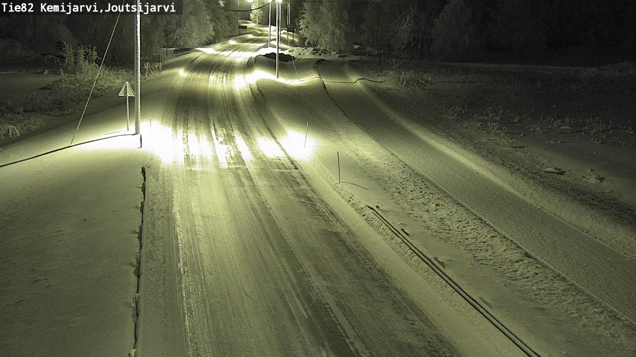 Kelikamerat Kuva Tie 82 Kemijärvi, Joutsijärvi, Kemijärvi, Lappi