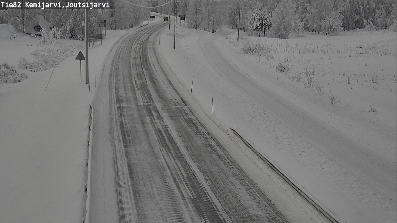 Kelikamerat Kuva Tie 82 Kemijärvi, Joutsijärvi, Kemijärvi, Lappi