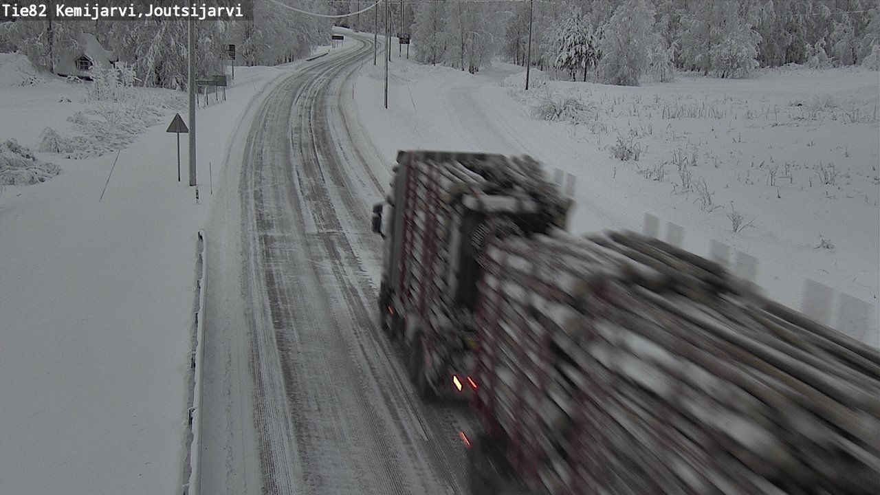 Kelikamerat Kuva Tie 82 Kemijärvi, Joutsijärvi, Kemijärvi, Lappi