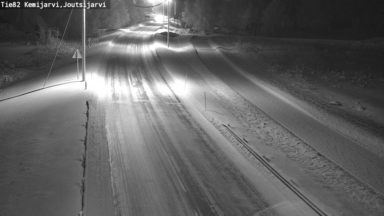 Kelikamerat Kuva Tie 82 Kemijärvi, Joutsijärvi, Kemijärvi, Lappi
