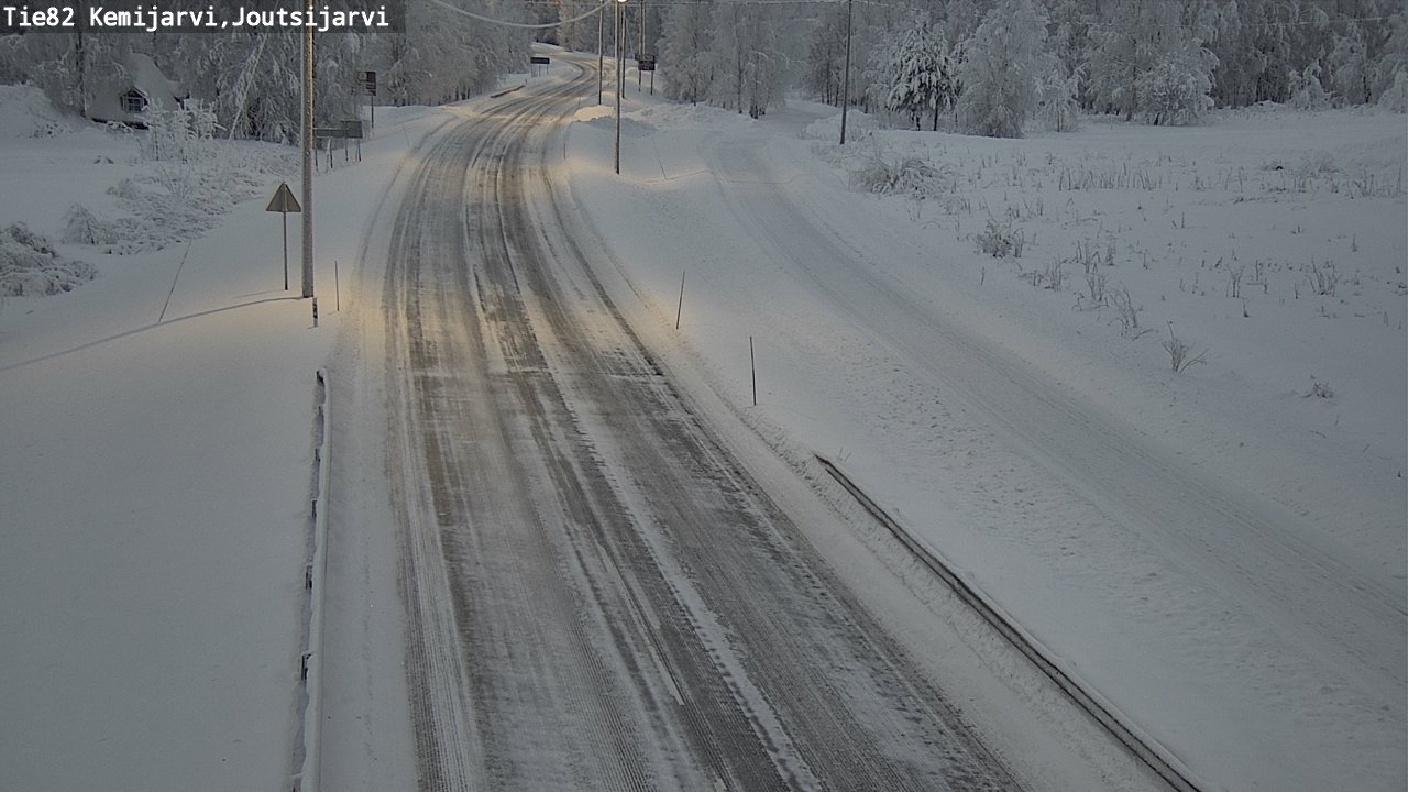 Kelikamerat Kuva Tie 82 Kemijärvi, Joutsijärvi, Kemijärvi, Lappi