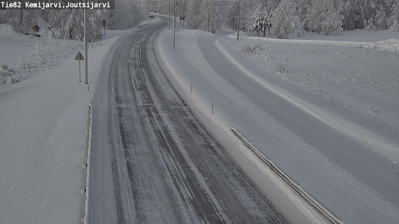 Kelikamerat Kuva Tie 82 Kemijärvi, Joutsijärvi, Kemijärvi, Lappi