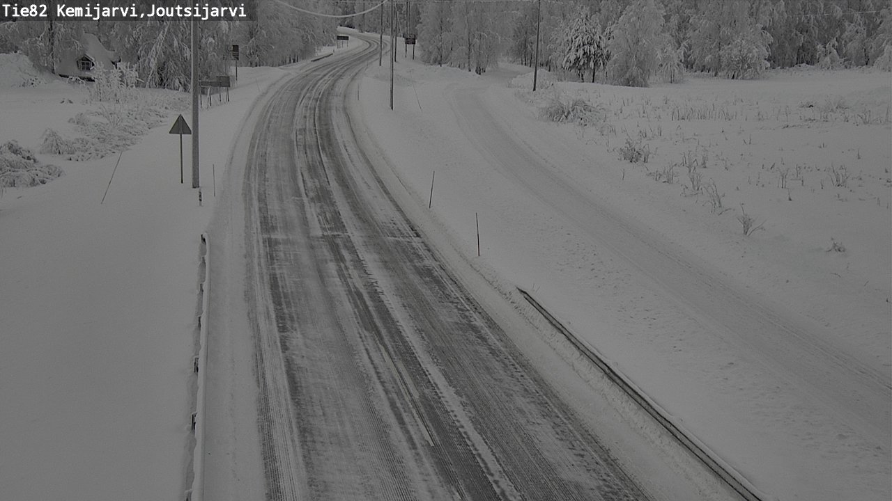 Kelikamerat Kuva Tie 82 Kemijärvi, Joutsijärvi, Kemijärvi, Lappi