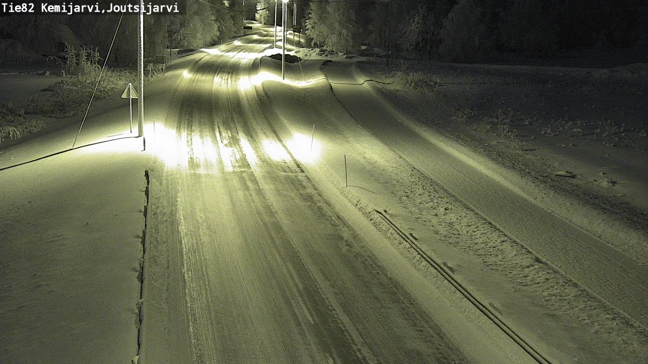 Kelikamerat Kuva Tie 82 Kemijärvi, Joutsijärvi, Kemijärvi, Lappi