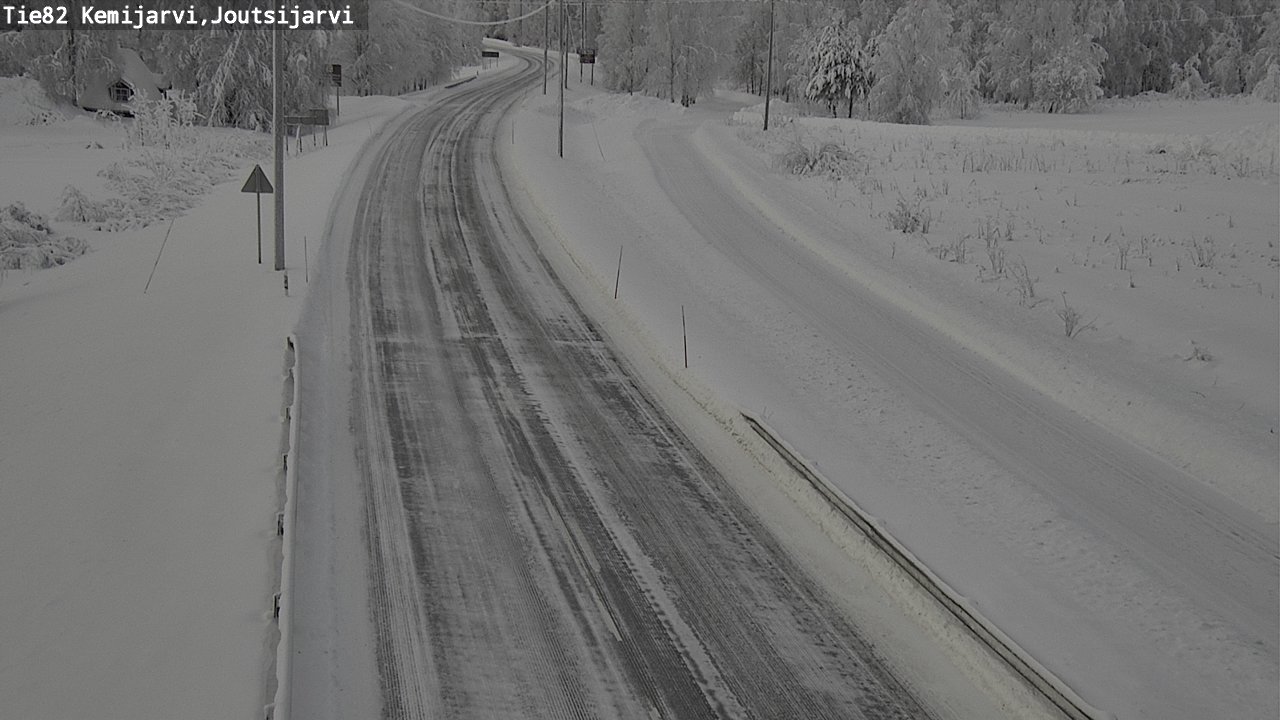 Kelikamerat Kuva Tie 82 Kemijärvi, Joutsijärvi, Kemijärvi, Lappi