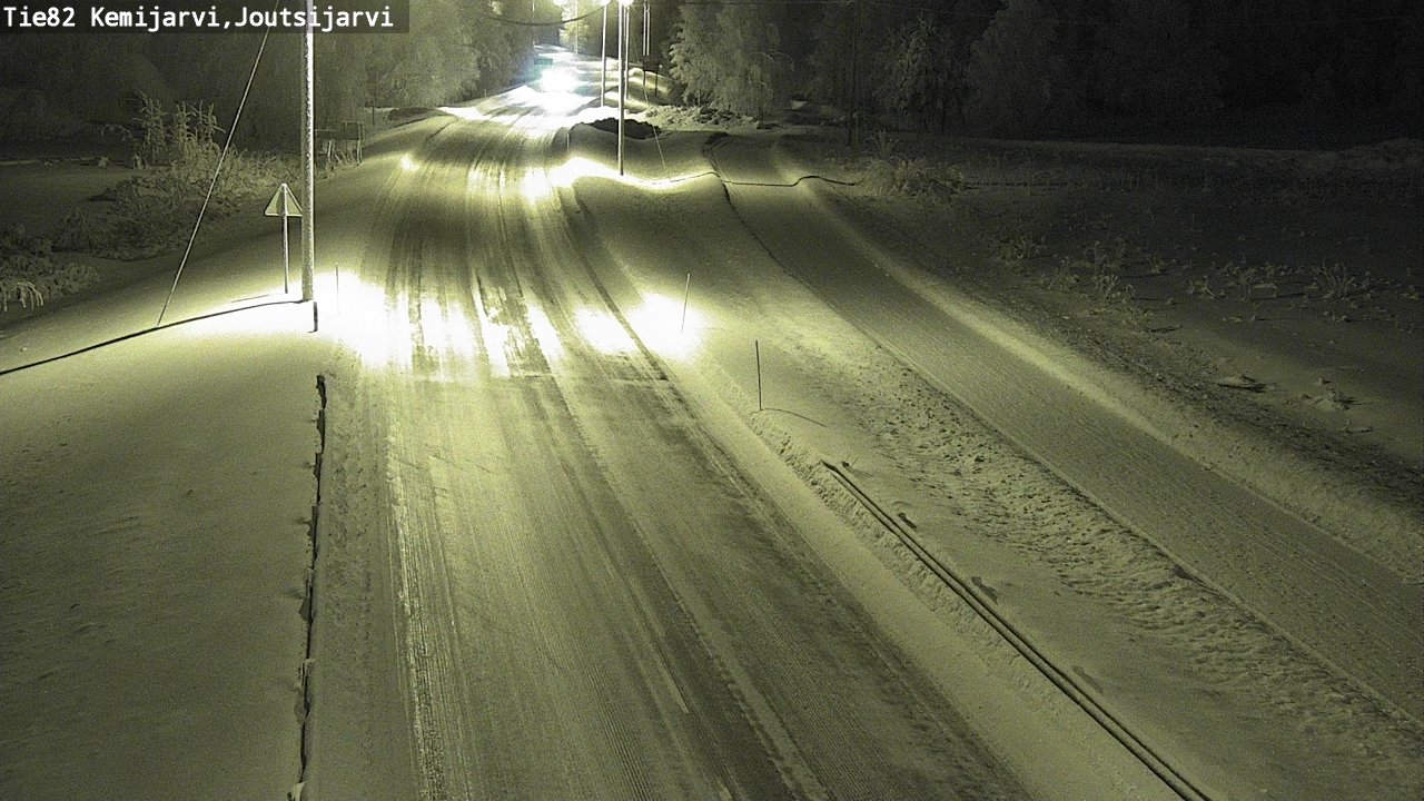 Kelikamerat Kuva Tie 82 Kemijärvi, Joutsijärvi, Kemijärvi, Lappi