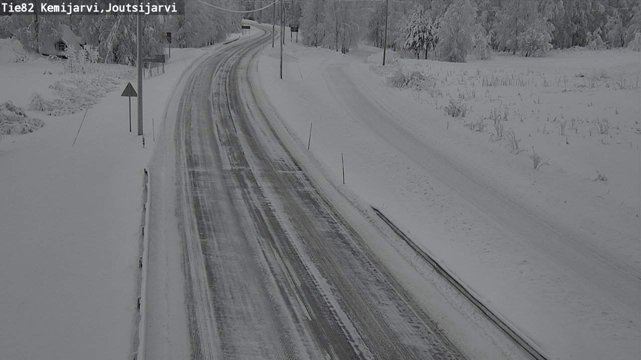 Kelikamerat Kuva Tie 82 Kemijärvi, Joutsijärvi, Kemijärvi, Lappi