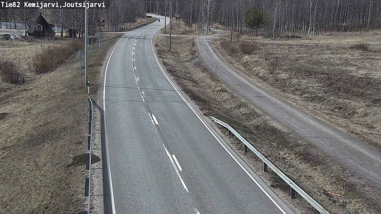 Weather Camera Image Väg 82 Kemijärvi, Joutsijärvi, Kemijärvi, Lappi