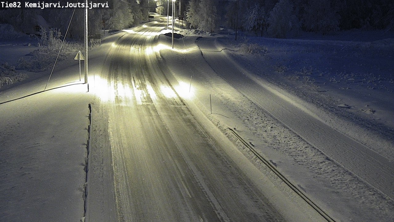 Kelikamerat Kuva Tie 82 Kemijärvi, Joutsijärvi, Kemijärvi, Lappi