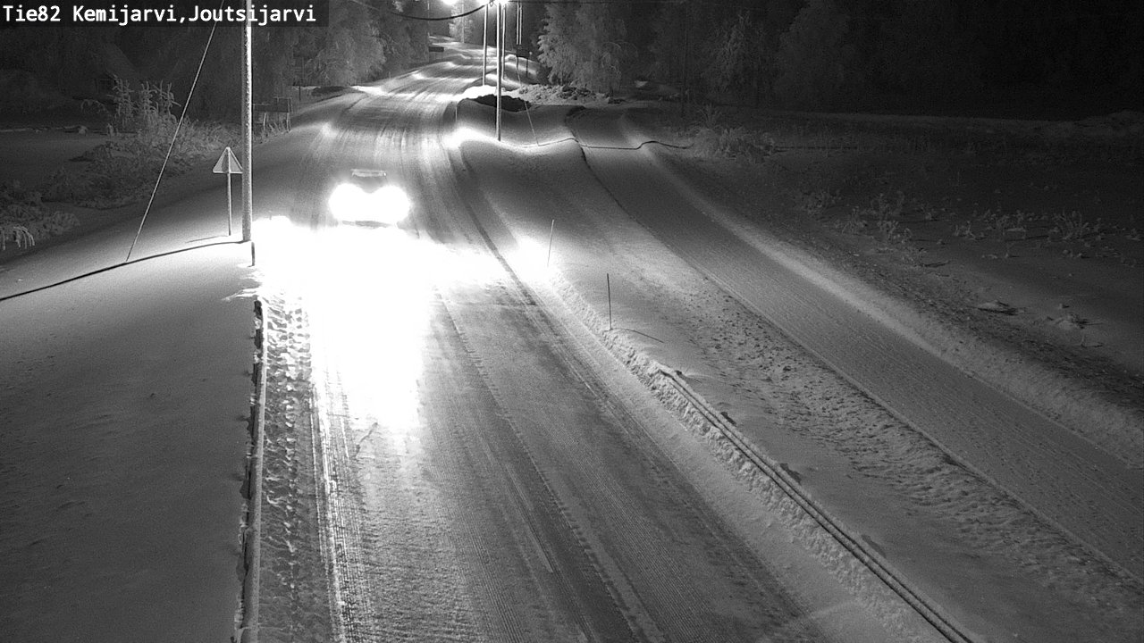 Kelikamerat Kuva Tie 82 Kemijärvi, Joutsijärvi, Kemijärvi, Lappi