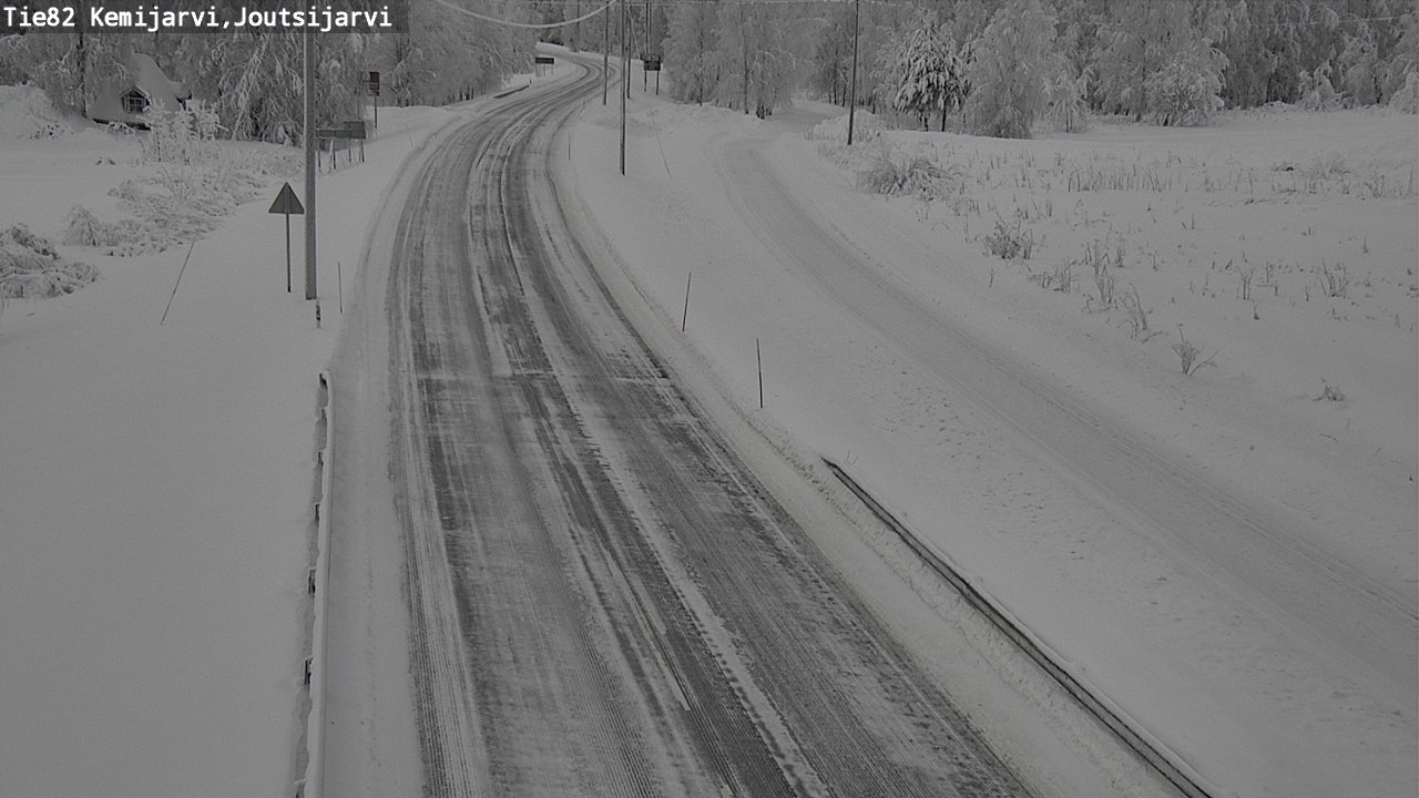 Kelikamerat Kuva Tie 82 Kemijärvi, Joutsijärvi, Kemijärvi, Lappi