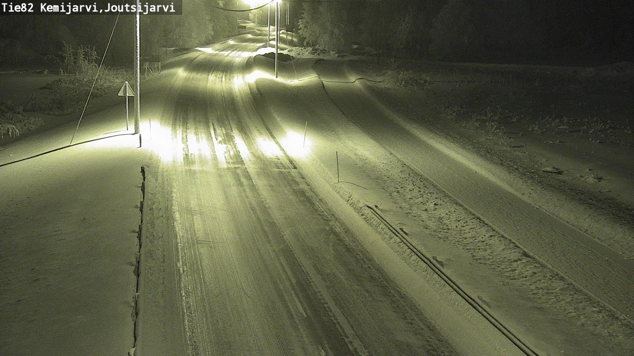 Kelikamerat Kuva Tie 82 Kemijärvi, Joutsijärvi, Kemijärvi, Lappi