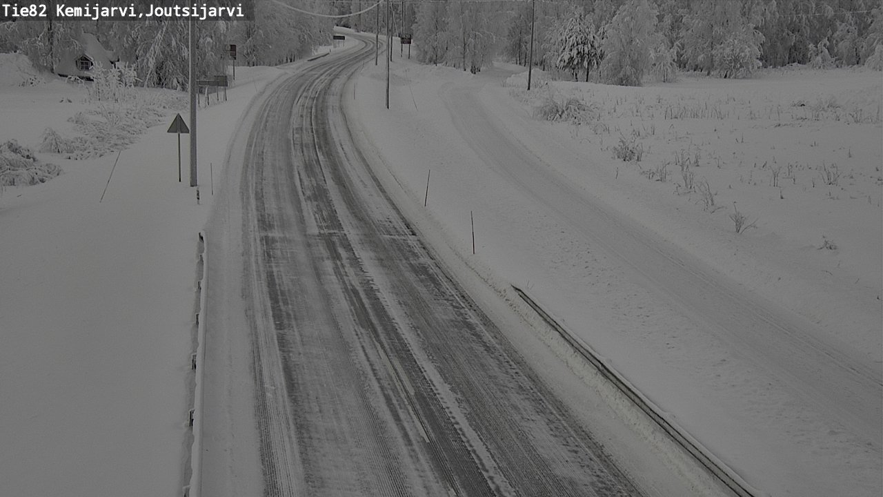 Kelikamerat Kuva Tie 82 Kemijärvi, Joutsijärvi, Kemijärvi, Lappi