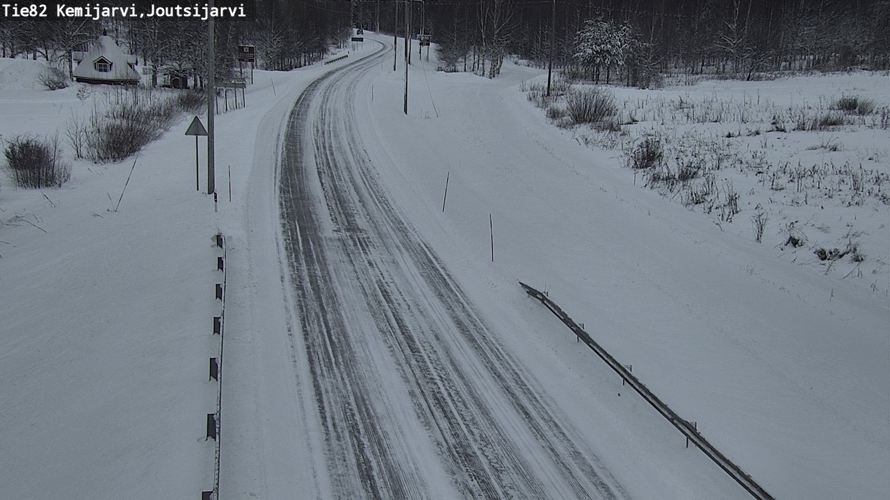 Kelikamerat Kuva Tie 82 Kemijärvi, Joutsijärvi, Kemijärvi, Lappi