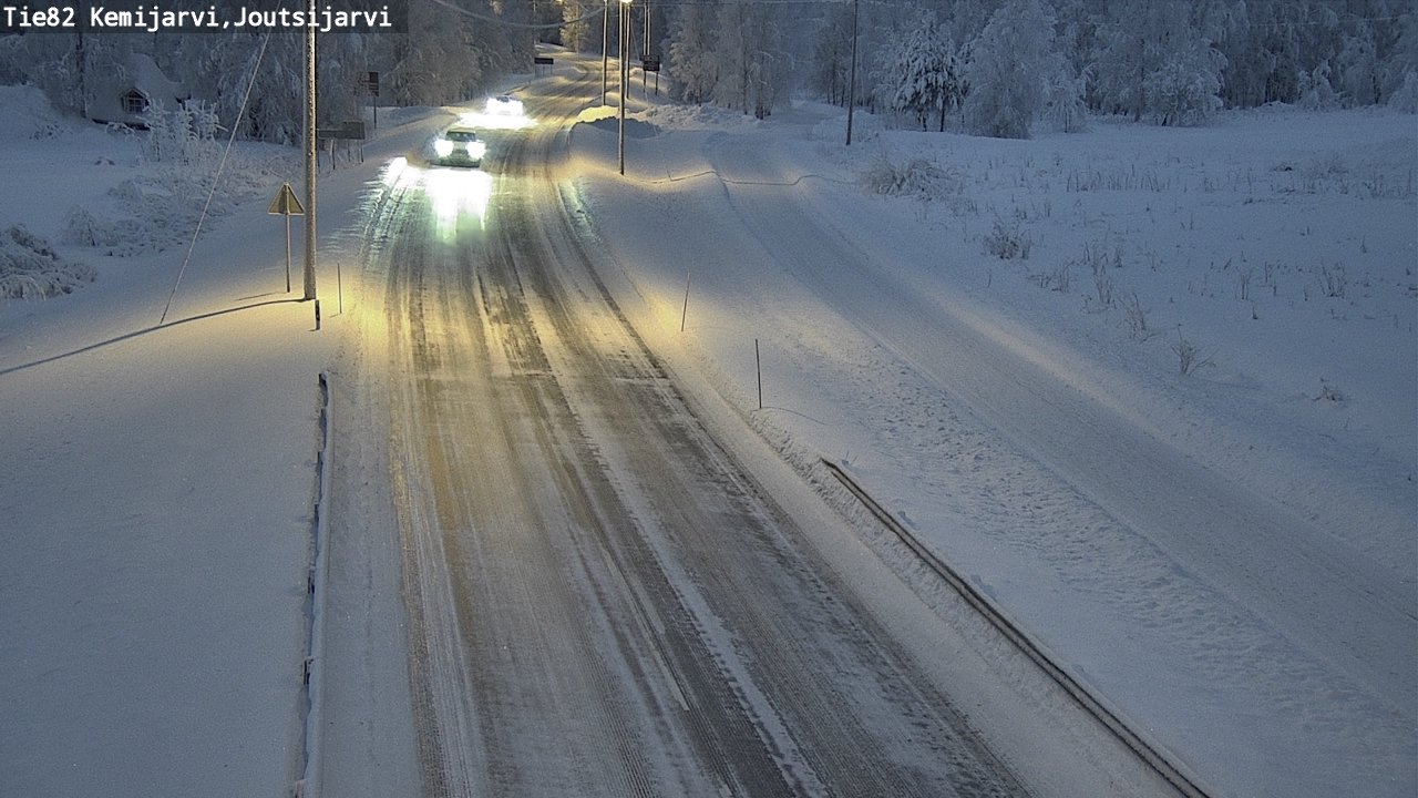 Kelikamerat Kuva Tie 82 Kemijärvi, Joutsijärvi, Kemijärvi, Lappi