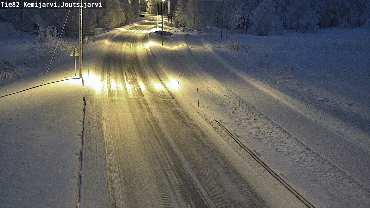 Kelikamerat Kuva Tie 82 Kemijärvi, Joutsijärvi, Kemijärvi, Lappi