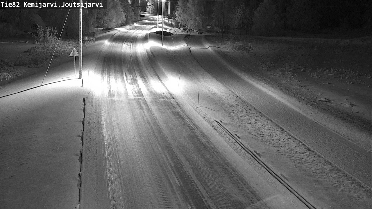 Kelikamerat Kuva Tie 82 Kemijärvi, Joutsijärvi, Kemijärvi, Lappi