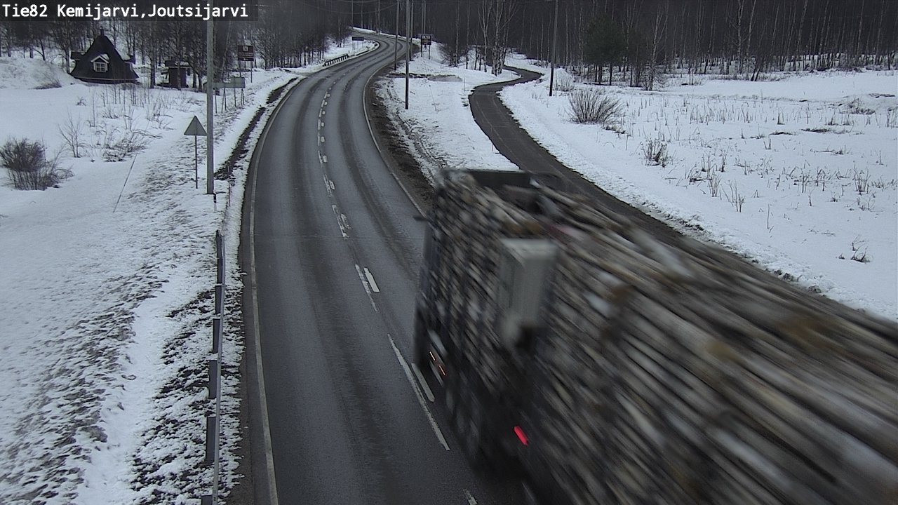 Kelikamerat Kuva Tie 82 Kemijärvi, Joutsijärvi, Kemijärvi, Lappi