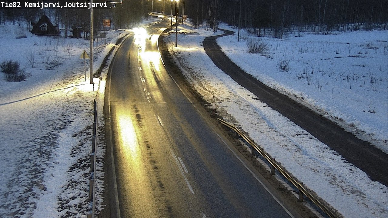 Kelikamerat Kuva Tie 82 Kemijärvi, Joutsijärvi, Kemijärvi, Lappi