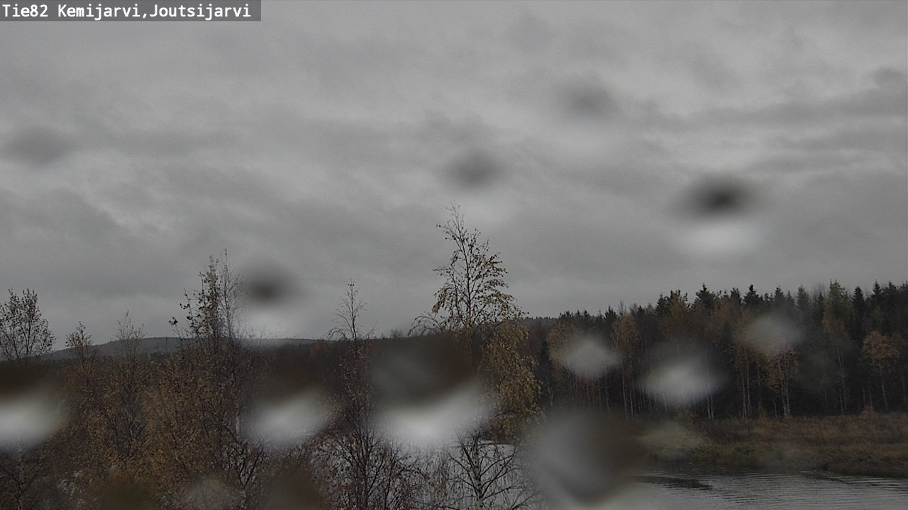 Weather Camera Image Road 82 Kemijärvi, Joutsijärvi, Kemijärvi, Lappi