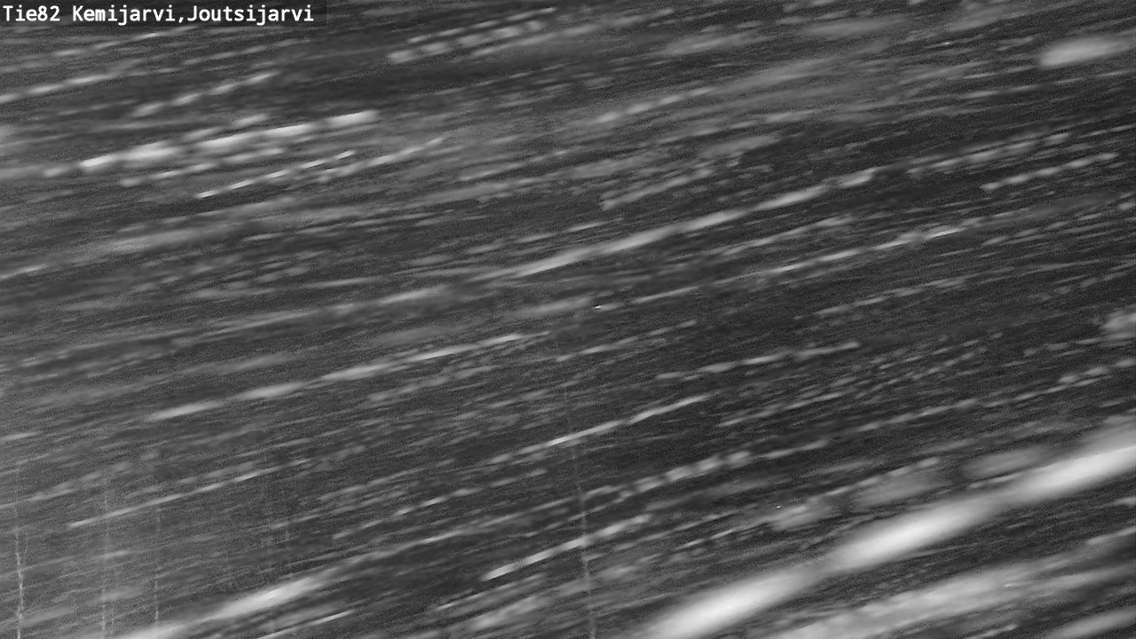 Weather Camera Image Road 82 Kemijärvi, Joutsijärvi, Kemijärvi, Lappi