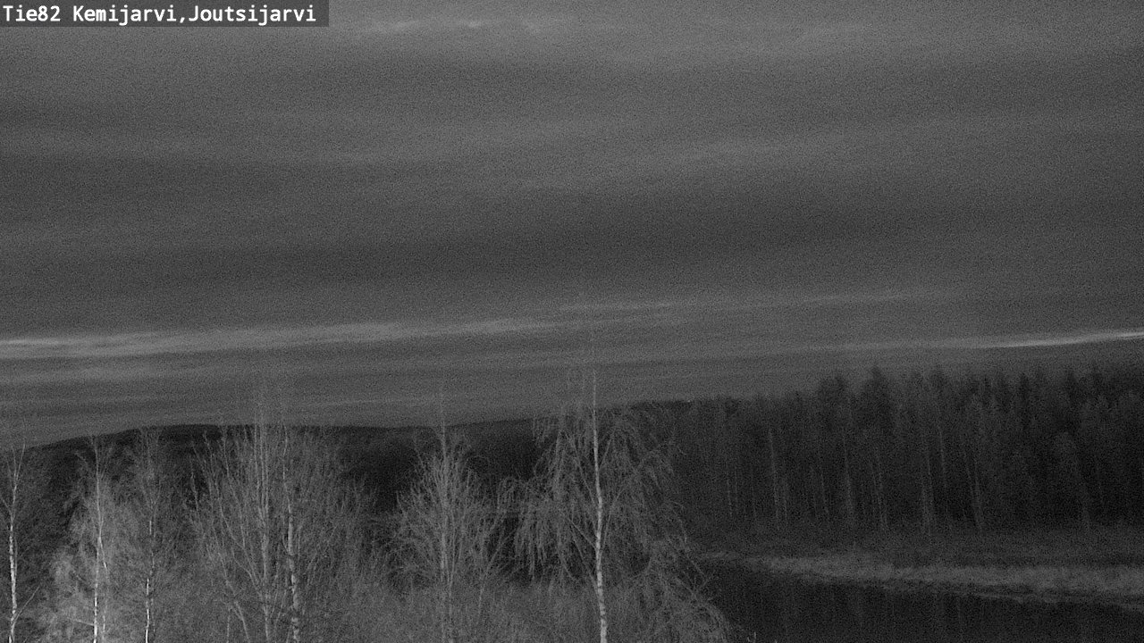 Weather Camera Image Väg 82 Kemijärvi, Joutsijärvi, Kemijärvi, Lappi