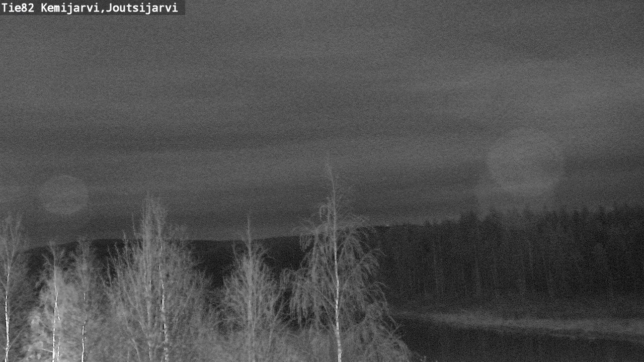 Weather Camera Image Väg 82 Kemijärvi, Joutsijärvi, Kemijärvi, Lappi