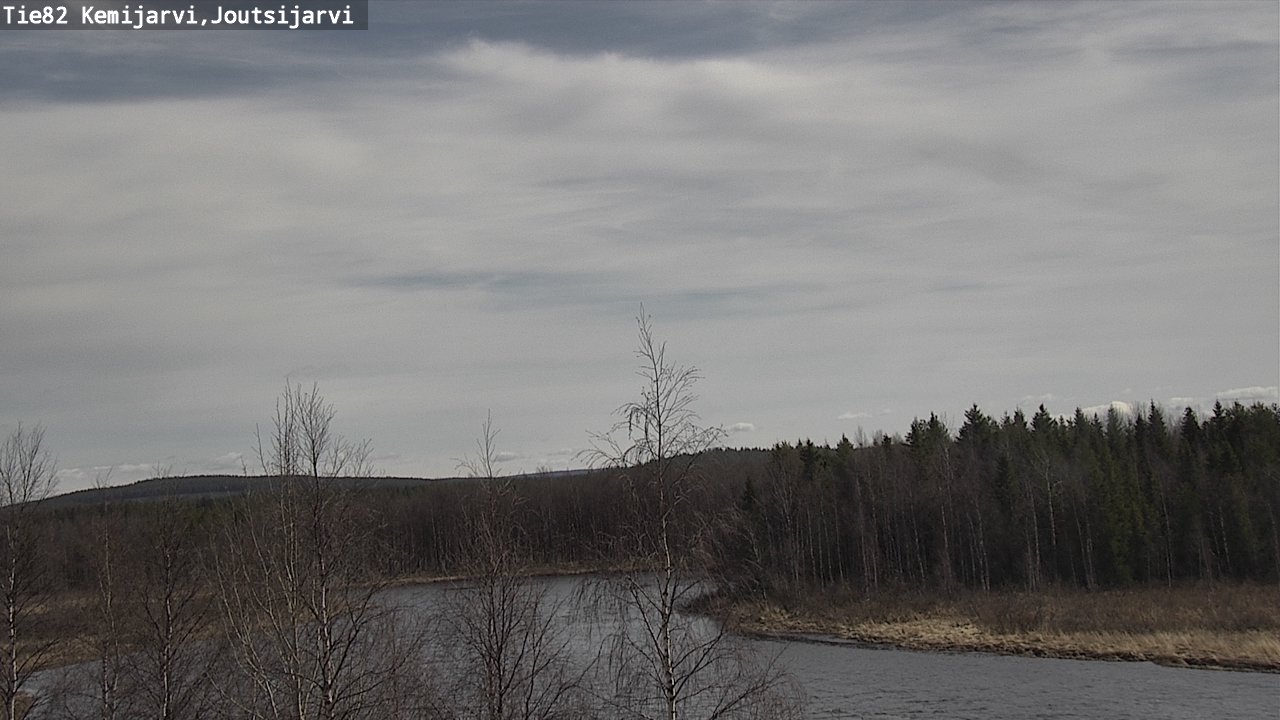 Weather Camera Image Väg 82 Kemijärvi, Joutsijärvi, Kemijärvi, Lappi