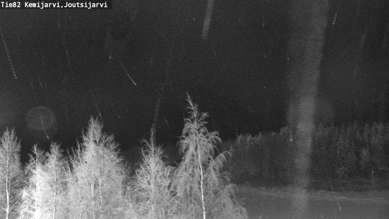Weather Camera Image Road 82 Kemijärvi, Joutsijärvi, Kemijärvi, Lappi