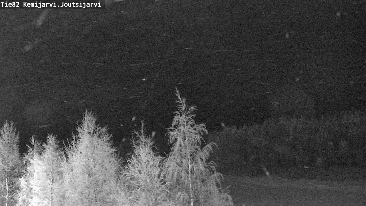Weather Camera Image Road 82 Kemijärvi, Joutsijärvi, Kemijärvi, Lappi