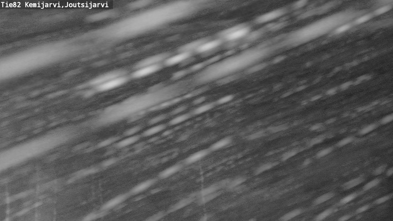 Weather Camera Image Road 82 Kemijärvi, Joutsijärvi, Kemijärvi, Lappi