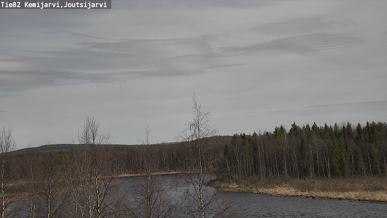Weather Camera Image Väg 82 Kemijärvi, Joutsijärvi, Kemijärvi, Lappi