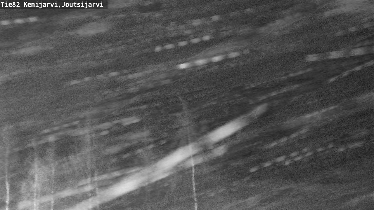 Weather Camera Image Road 82 Kemijärvi, Joutsijärvi, Kemijärvi, Lappi