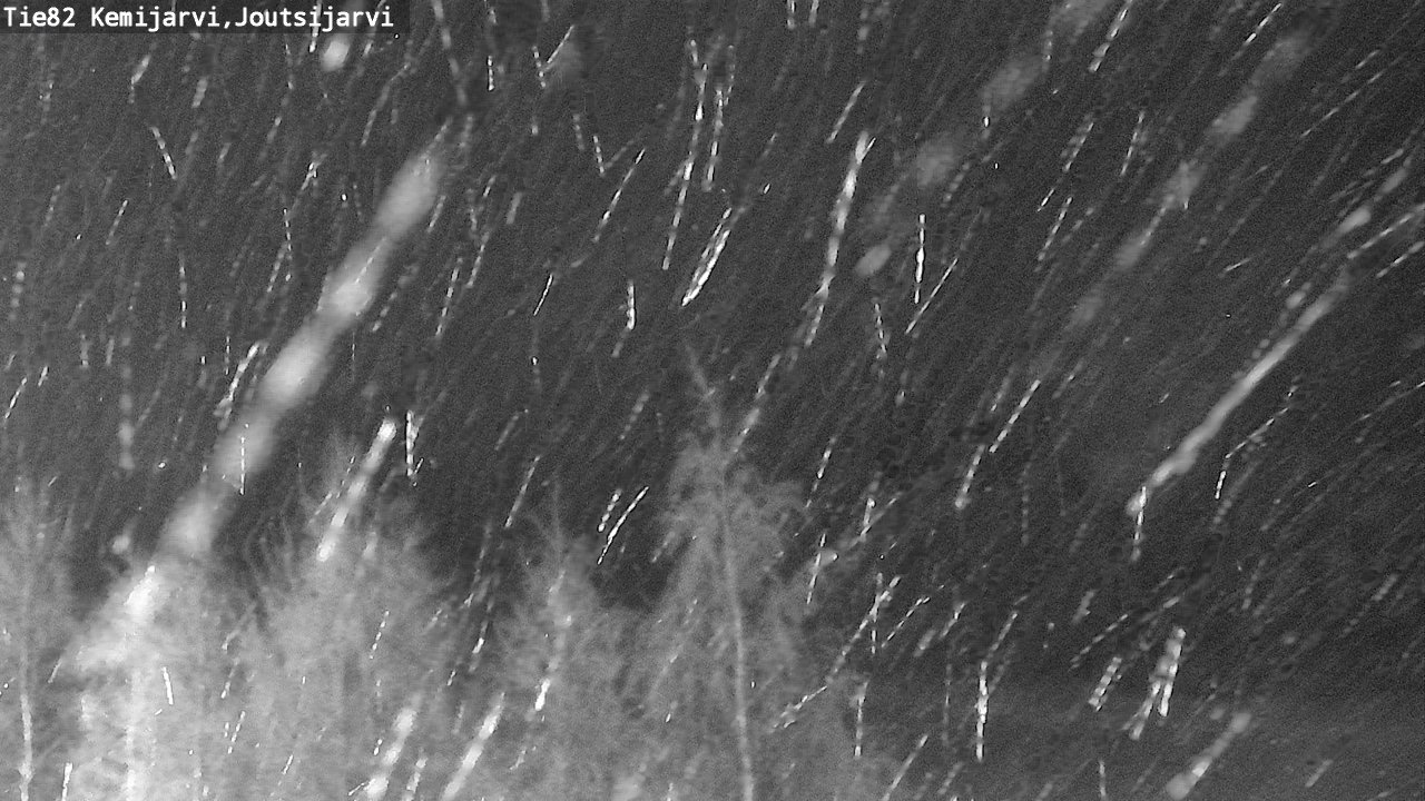 Weather Camera Image Road 82 Kemijärvi, Joutsijärvi, Kemijärvi, Lappi