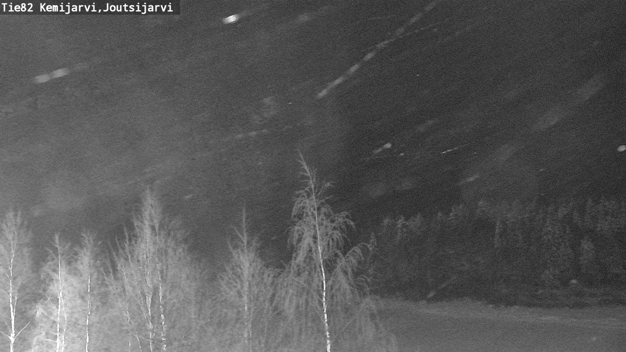 Weather Camera Image Road 82 Kemijärvi, Joutsijärvi, Kemijärvi, Lappi
