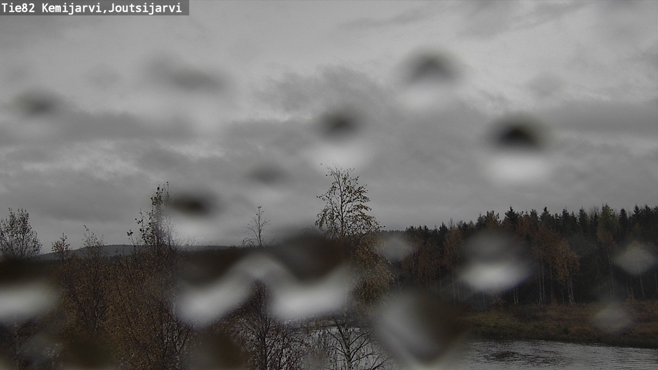 Weather Camera Image Road 82 Kemijärvi, Joutsijärvi, Kemijärvi, Lappi