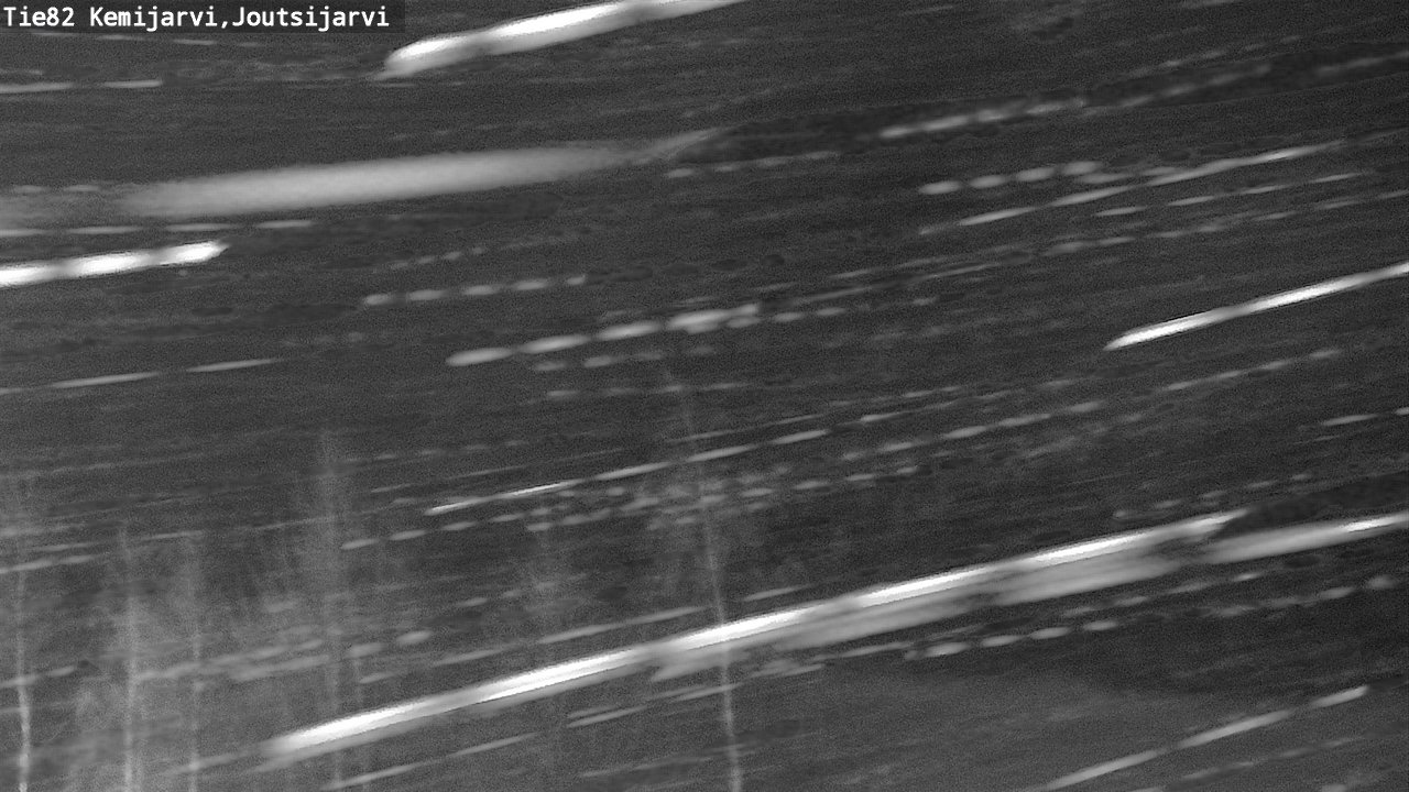 Weather Camera Image Road 82 Kemijärvi, Joutsijärvi, Kemijärvi, Lappi